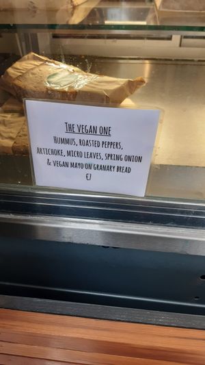 vegan sandwich at Phoenix Cafe in Dublin