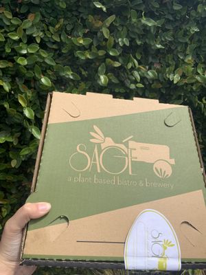 Cute box  at Sage Bistro and KindKreme in Los Angeles