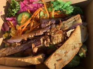 Tofu Eggplant Bowl  at Sage Bistro and KindKreme in Los Angeles