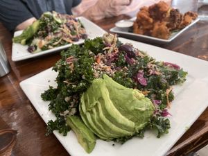 Goatless Greek Salad  at Sage Bistro and KindKreme in Los Angeles