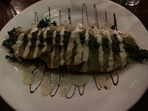 Butternut squash ravioli  at Sage Bistro and KindKreme in Los Angeles