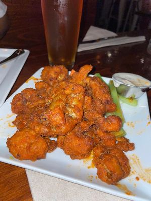 Buffalo wings   at Sage Bistro and KindKreme in Los Angeles