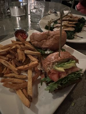 Cali Avo Pesto Burger  at Sage Bistro and KindKreme in Los Angeles