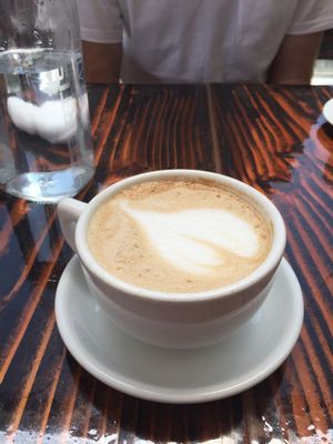 enormous coffees at Sage Bistro and KindKreme in Los Angeles