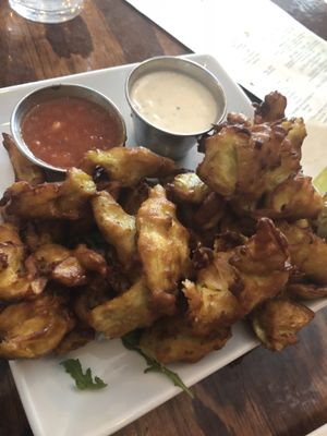 Fried artichoke hearts  at Sage Bistro and KindKreme in Los Angeles