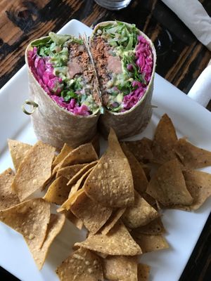 Festival Burrito- SPICY!!!! at Sage Bistro and KindKreme in Los Angeles