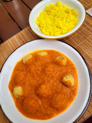 Malai köfte at Kumin Vegan Lezzetler in Istanbul