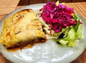 Shepherd's Pie at Kumin Vegan Lezzetler in Istanbul