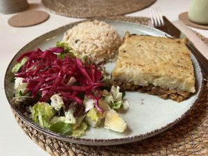 Main (lentil with cauliflower puree )  at Kumin Vegan Lezzetler in Istanbul