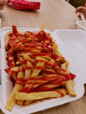 Large skin on fries - £4.50 at Notorious BRG in Maidstone