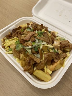 Cheesy Bacon Fries  at Notorious BRG in Maidstone