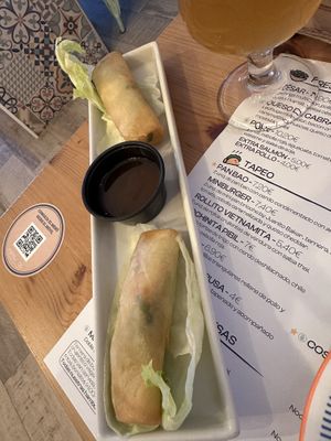 Rollitos vietnamitas   at Mi Mundo in Malaga