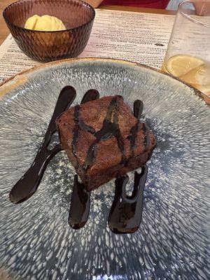 Brownie de chocolate   at Mi Mundo in Malaga