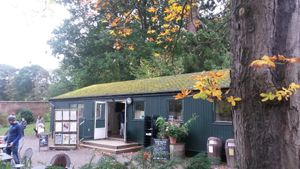 Market Place cafe exterior at National Trust Gibside Market Place Cafe in Gateshead