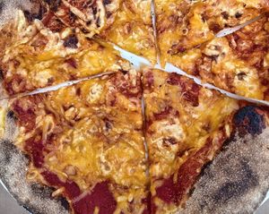 Vegan Margherita Pizza at National Trust Gibside Market Place Cafe in Gateshead