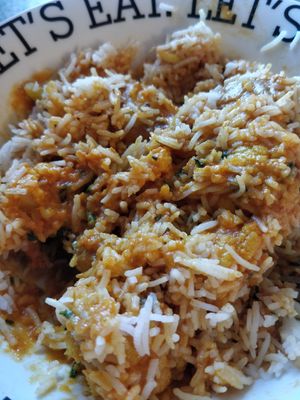 Cauliflower and potato coconut curry 😋 at The Smokin' Goat in Kildare