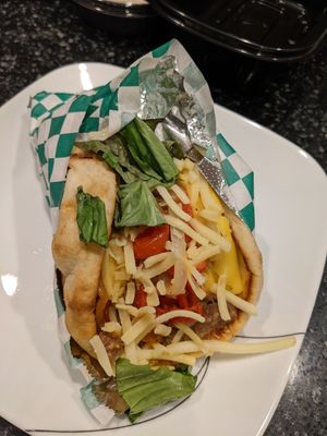 Roasted Red Pepper Melt at Vegano Italiano - Food Truck in Ann Arbor