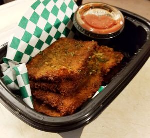 Eggplant cutlets  at Vegano Italiano - Food Truck in Ann Arbor