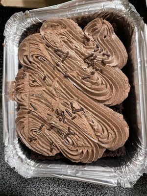 The chocolate cake was so freakin good!!  at Vegano Italiano - Food Truck in Ann Arbor