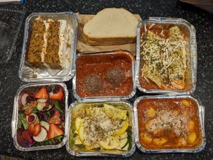 Easter dinner! at Vegano Italiano - Food Truck in Ann Arbor