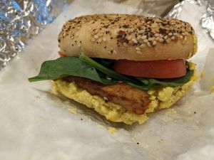 Breakfast sandwich at Vegano Italiano - Food Truck in Ann Arbor