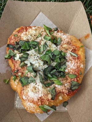 Pizza Fritte at Vegano Italiano - Food Truck in Ann Arbor