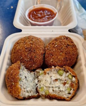 Arancini at Vegano Italiano - Food Truck in Ann Arbor