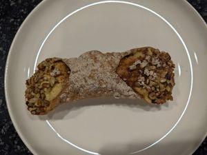 Pumpkin & pecan cannoli at Vegano Italiano - Food Truck in Ann Arbor