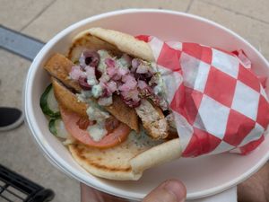 Gyro at Vegano Italiano - Food Truck in Ann Arbor