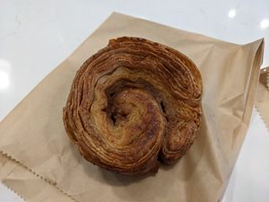 Morning bun at Botanical Bakeshop in Milan