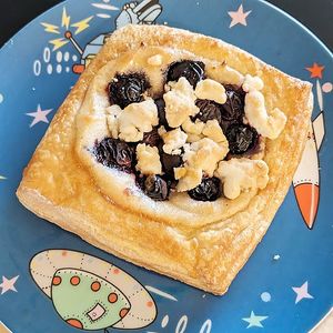 Blueberry Shortbread Danish at Botanical Bakeshop in Milan