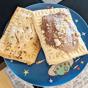 Pierogi and Chocolate Hazelnut pop tarts at Botanical Bakeshop in Milan