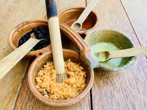 Accompaniments   at La Vegan Taqueria in Tulum