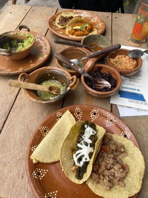   at La Vegan Taqueria in Tulum