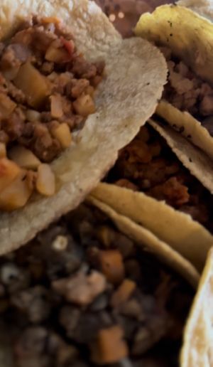   at La Vegan Taqueria in Tulum