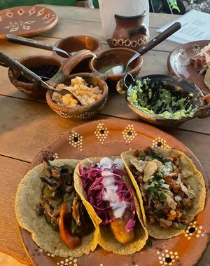   at La Vegan Taqueria in Tulum