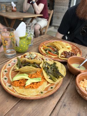   at La Vegan Taqueria in Tulum