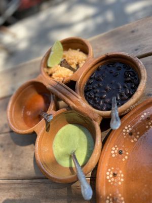   at La Vegan Taqueria in Tulum