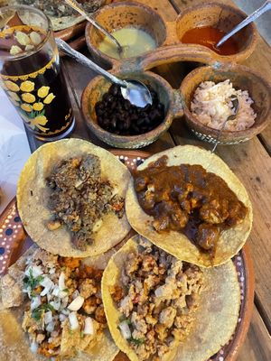   at La Vegan Taqueria in Tulum