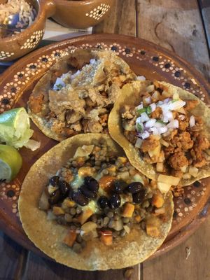   at La Vegan Taqueria in Tulum