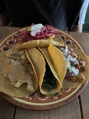   at La Vegan Taqueria in Tulum