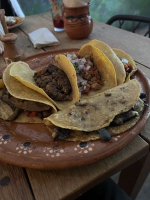   at La Vegan Taqueria in Tulum