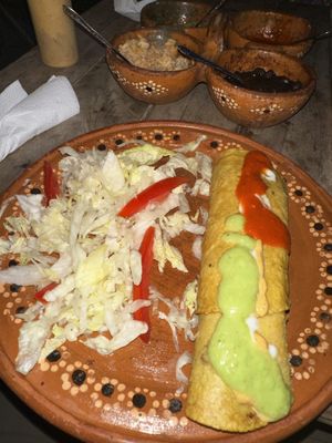Burrito  at La Vegan Taqueria in Tulum