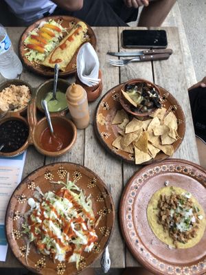   at La Vegan Taqueria in Tulum