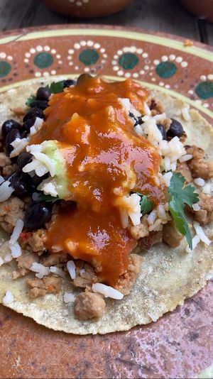   at La Vegan Taqueria in Tulum