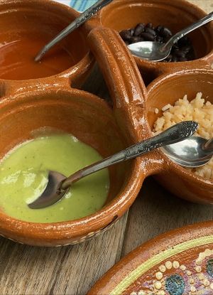   at La Vegan Taqueria in Tulum