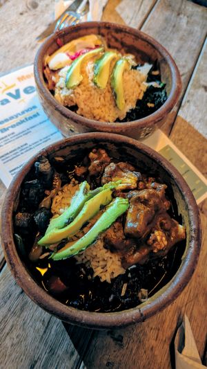  at La Vegan Taqueria in Tulum