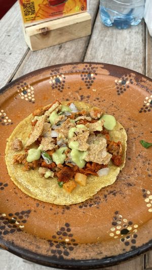   at La Vegan Taqueria in Tulum