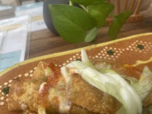   at La Vegan Taqueria in Tulum