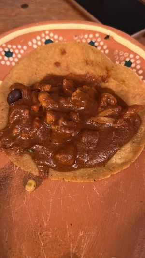   at La Vegan Taqueria in Tulum